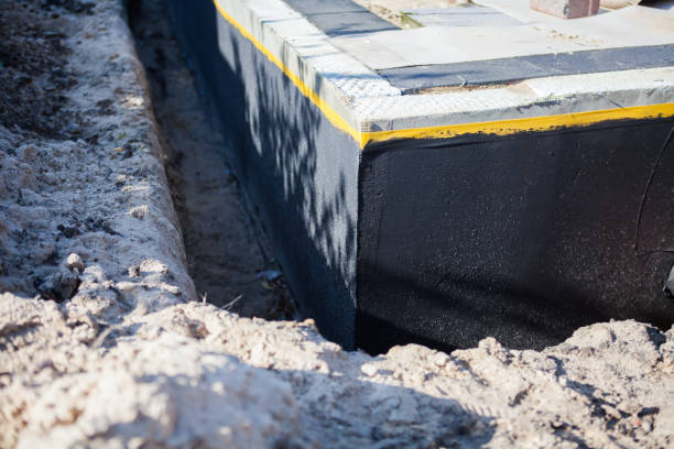 Residential Waterproofing installation at a Covington, IN home by SJ Waterproofing Pros
